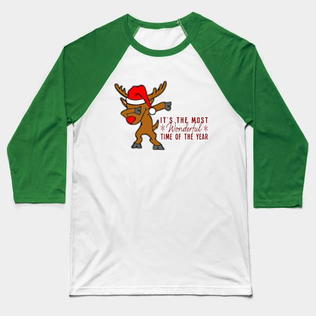 It is the most wonderful time of the year Baseball T-Shirt by Christamas Clothing